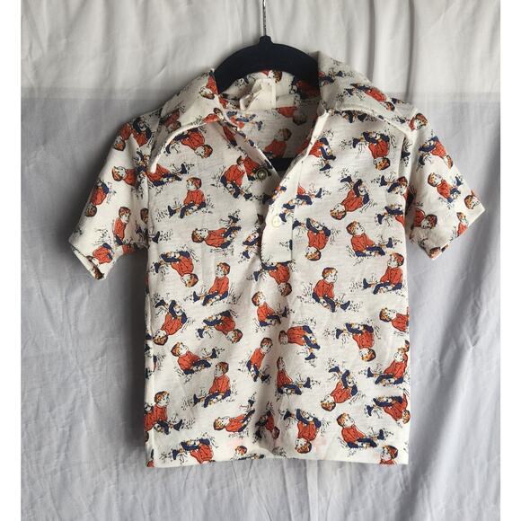 Vintage Sears Toddler Winnie the Pooh Polo Shirt 2t-3t - Picture 1 of 6